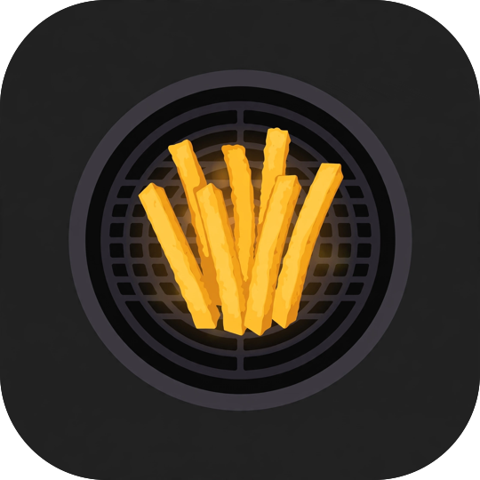 FryTime: Air Fryer Guide — Find air-fryer cooking times and save your favorite presets.